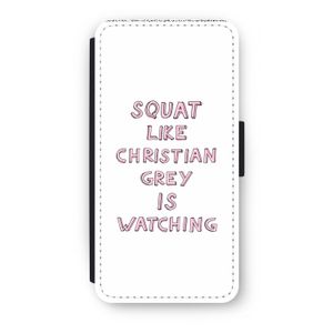 Christian Grey: iPhone 8 Plus Flip Hoesje