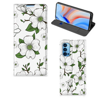 OPPO Reno4 Pro 5G Smart Cover Dogwood Flowers