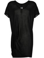 Rick Owens Semi-doorzichtig T-shirt - Zwart