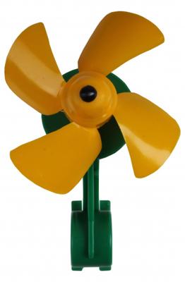 Lena windmolen junior 11 cm geel/groen Lena windmolen junior 11 cm geel/groen