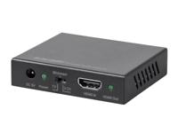 Monoprice Blackbird 4K HDMI Audio Extractor - 18 Gbps, HDCP 2.2, 4K 60Hz, YCbCr 4: 4: 4, ondersteunt stereo analoge en meerkanaals digitale optische S/PDIF audio, PS4/5 Xbox Apple TV Fire Stick Roku