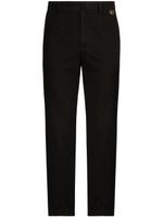 Dolce & Gabbana front-fastening straight-leg trousers - Noir