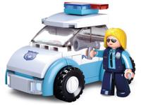 Sluban Girls Dream Serie M38-B0600B Politievrouw met Politiewagen 69-delig - thumbnail