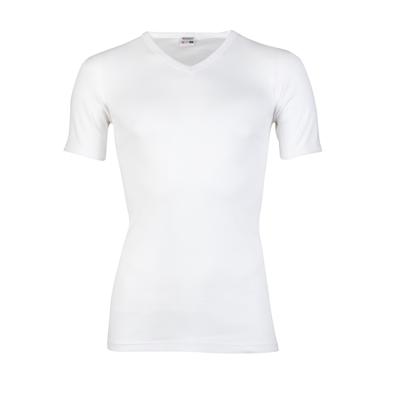 Beeren shirt 100% katoen V hals EXTRA LANG + 5 cm-XL-Zwart