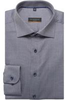 ETERNA Slim Fit Overhemd marine, Gestructureerd