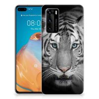 Huawei P40 TPU Hoesje Tijger