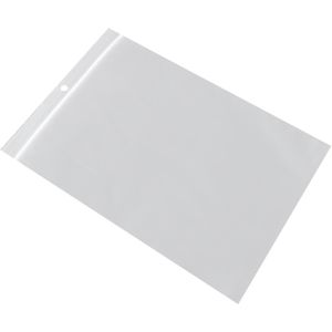 100x Plastic zakjes met gripsluiting 120 x 180 mm/12 x 18 cm   -