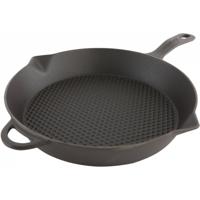 Cuisinova grillpan 28 x 5 cm gietijzer zwart