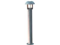 Konstsmide Heimdal 512-312 wegverlichting / B: 24cm D: 24cm H: 102cm / 1x60W / IP44 / gelakt aluminium / zilvergrijs