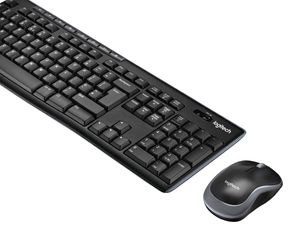 Logitech MK270 toetsenbord RF Draadloos AZERTY Frans Zwart