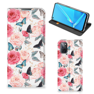 OPPO A52 | A72 Smart Cover Butterfly Roses