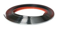 Race Sport decoratiestrip PVC 8 meter x 7 mm chroom