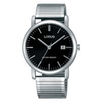 Lorus RG857CX5 Horloge rekband staal zilverkleurig-zwart 37,5 mm - thumbnail