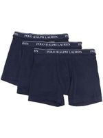 Polo Ralph Lauren lot de 3 boxers à taille à logo - Bleu