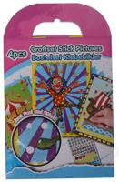 Eddy toys knutselset plakplaatjes clown 4-delig