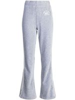 CHOCOOLATE pantalon de jogging évasé à rayures - Gris