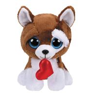 Ty Beanie Buddy Smootches Heart Dog 24cm