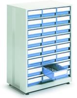Treston 2440-6 Opslagmagazijn ESD (b x h x d) 605 x 870 x 410 mm Lichtgrijs, Blauw 1 stuk(s)