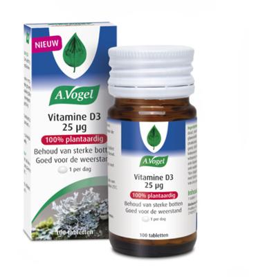 A Vogel Vitamine D3 25ug (100tb) A Vogel Vitamine D3 25ug (100tb)