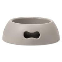 UNITED PETS Pappy - Grote Hondenkom, Eco- Friendly, Made in Italy, Hondenbak voor Voer en Water, Grijs, 2200 ml, L. Voerbak voor Honden