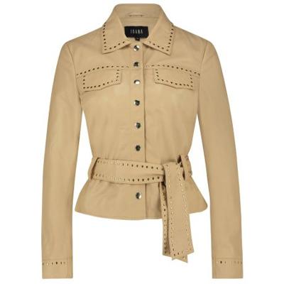 Ibana Dames Jassen in Leder (Beige) Ibana Dames Jassen in Leder (Beige)