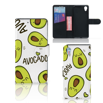 Sony Xperia X Leuk Hoesje Avocado Singing