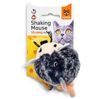 FOFOS Pull String & Sound Chip Grijs Schudden Muis Kat Speelgoed
