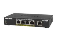 GS305Pv2 - Switch - onbeheerd - 5 x 10/100/1000 (4 PoE) - desktop, wandbevestiging - PoE+ (63 W) - gelijkstroom