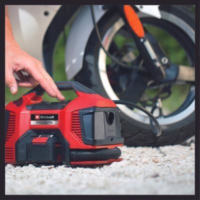 Einhell Power X-Change PRESSITO 18/21 Compressor 10 bar Digitaal display