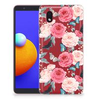 Samsung Galaxy A01 Core TPU Case Butterfly Roses - thumbnail