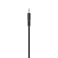 Belkin Audiokabel, jackplug 3,5 mm, stekker/stekker, 1 m, zwart