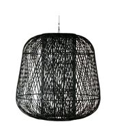 WOOOD Exclusive Hanglamp Moza XXL Bamboe 100cm - Zwart