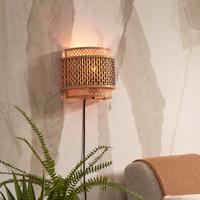 GOOD&MOJO Wandlamp Bhutan Bamboe - Naturel/Zwart