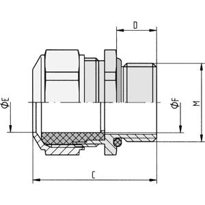 LAPP 52032670 Wartel M63 Nikkel Nikkel 1 stuk(s)