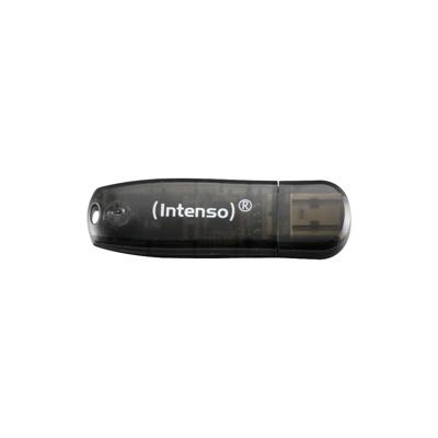 Intenso Rainbow 3x32GB Yellow/Red/Black USB flash drive USB Type-A 2.0 Transparant