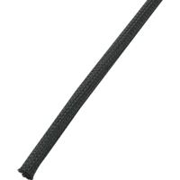 TRU COMPONENTS 1571394 BS1000-FR2 Gevlochten slang Zwart PET 6.40 tot 6.40 mm per meter - thumbnail