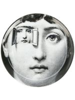 Fornasetti assiette imprimée - Noir - thumbnail