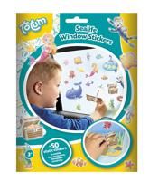 Totum raamstickers oceaan junior 50 stickers