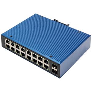 Digitus DN-651138 Industrial Ethernet Switch 16 + 2 poorten 10 / 100 / 1000 MBit/s