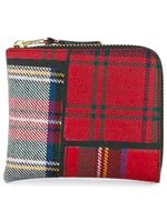 Comme Des Garçons Wallet porte-monnaie à motif tartan - Rouge