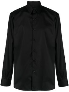 Karl Lagerfeld chemise en coton à manches longues - Noir