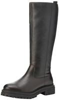 Geox Dames D Iridea Knee High Boot, zwart, 38 EU