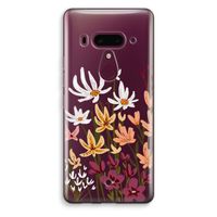 Painted wildflowers: HTC U12+ Transparant Hoesje