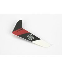 Vertical Fin with Red Decal - 120SR - thumbnail