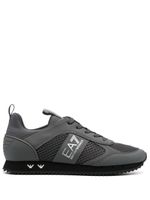 Ea7 Emporio Armani baskets Cordura à logo imprimé - Gris