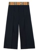 Burberry Kids pantalon ample à motif House Check - Noir - thumbnail