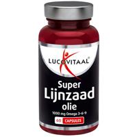 Lucovitaal Super Lijnzaad Olie 1000 mg Omega 3-6-9 60 capsules
