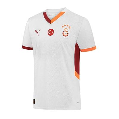 Puma Heren Galatasaray Away Shirt 2024 2025 Volwassenen, Wit/Rood, M