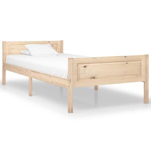 Bedframe massief grenenhout 100x200 cm