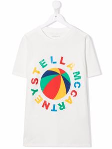 Stella McCartney Kids t-shirt à logo imprimé - Blanc